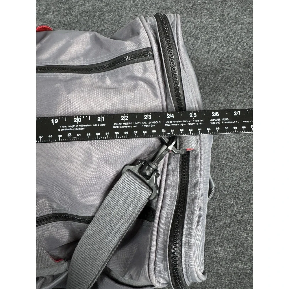 Vintage Members Only Duffel Crossbody Bag Suitcase Unisex Gray